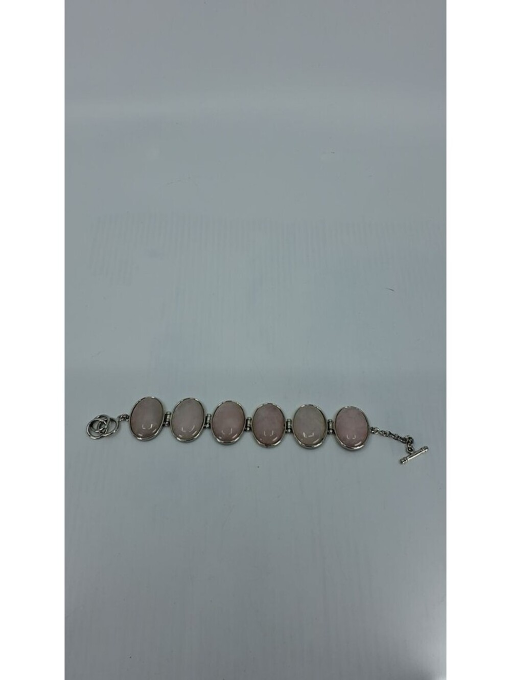 Rose Quartz Cabochon Bracelet
